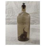 Vintage Royall Lyme glass bottle