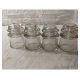 Vintage glass insulators