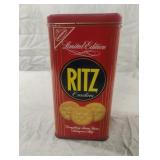 Limited Edition Ritz Crackers metal tin can