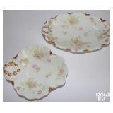 (2) Vintage Haviland France Limoges Relish