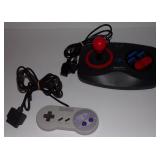 Super Nintendo Video Game Controller & Quick Shot