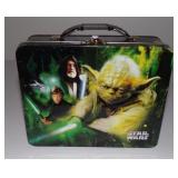 Star Wars Metal Lunchbox w/ Yoda, Luke Skywalker,