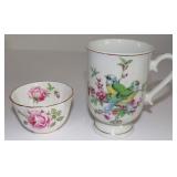 (2) Vintage Cups - One Windsor Bone China England