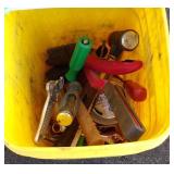 Bucket of Hand Tools - Includes Screwdrivers,
