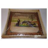 Vintage Kyle Petty Mello Yello Wood Clock New in