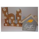 Gather Together Wooden House Decor & Wooden Hi