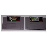 (2) Super Nintendo Video Games - Ken Griffey Jr.