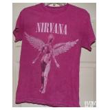 Nirvana In Utero Pink T-Shirt - Size Small