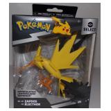 Pokemon Select Zapdos Toy Action Figure New in
