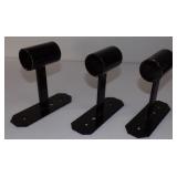 (3) Cast Iron Metal Holders Made in Italy -