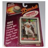 1992 New York Yankees Topps Team Set