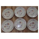 (6) Vintage 1987 Newcor Our Country 11" Dinner