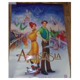 Vintage 1997 Anastasia Double-Sided Movie Poster