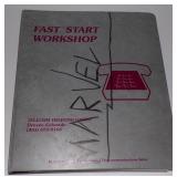 Binder of Marvel Super Hero Trading Cards & Some