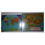 Vintage 1968 United States of America Frame Tray