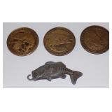 (3) Vintage North American Fishing Club