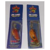 (2) Vintage Joe Camel Rebel Humpback Fishing Lure