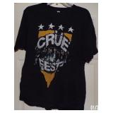 Motley Crue Fest Concert T-Shirt Size Large