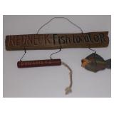 Redneck Fish Locator Decor