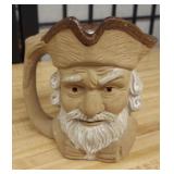 Vintage Face Mug w/ Handle