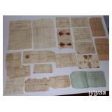 Vintage Emphera Elkin Surry County Paper Lot -