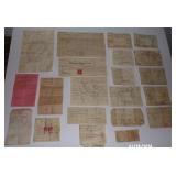 Vintage Emphera Elkin Surry County Paper Lot -