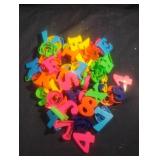 Letters and numbers magnets