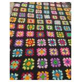 Crochet throw. Need repair 52 x 68