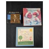 Childrens Book, Porcelin Napkin Ring & Brass