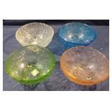 Colorful glass bowls