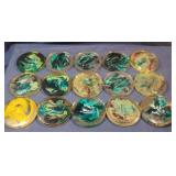 Resin coasters. 4". 15 total