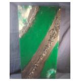 Resin artwork 12 x 24 1/2