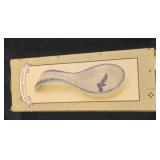 Hermitage Pottery Antique Flow Blue Spongeware