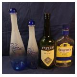 Liquor bottles