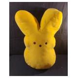 Peeps Yellow Bunny plush stuffed animal 15"