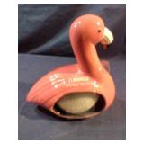 Flamingo sponge holder