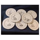 Yamaka Nocturne Pattern Saucers. Set of 8