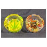 Glass ash trays