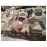 Vintage handmade quilt. Need repair. 78 x 68