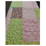 Vintage handmade quilt 64 x 46