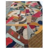 Vintage hammock quilt. Need repair. 56 x 80