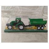 Tractor with detachable dump trailer