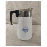 vintage Corning Ware stovetop coffee percolator.