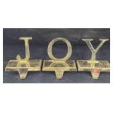 Brass Stocking Hangers 4ï¿½" tall