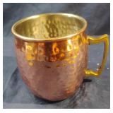 Food Network hammered copper coated mug with