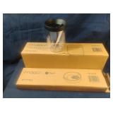 10 oz acrylic tumblers with black lids. 4 total