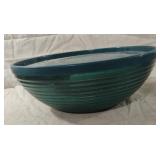 Large Kraft plastic bowl with lid