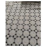 Crocheted table cover 68 x 52