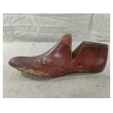 Vintage wooden shoe form