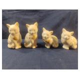 Cute cat figurines 5" tall